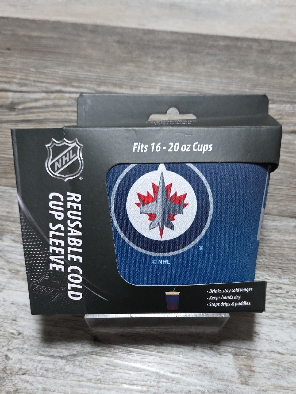 Sok It | NHL Winnipeg Jets Reusable Cold Cup Sleeve 16-20oz *NIP